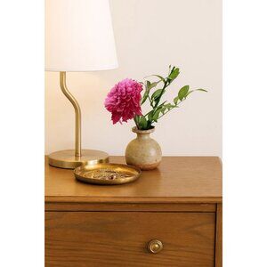 Miniature Studio Pottery Bud Vase Neutral Speckled Tan Brown Handmade Artist Sta